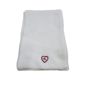 Polo Ralph Lauren Hearth Patch Scarf 40" x 5.5"
